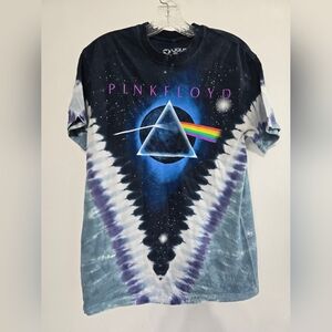 Vintage Liquid Blue Pink Floyd Shirt  Medium "Dark Side of the Moon" Tye Dye EUC